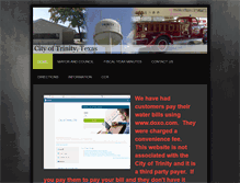 Tablet Screenshot of cityoftrinity.com